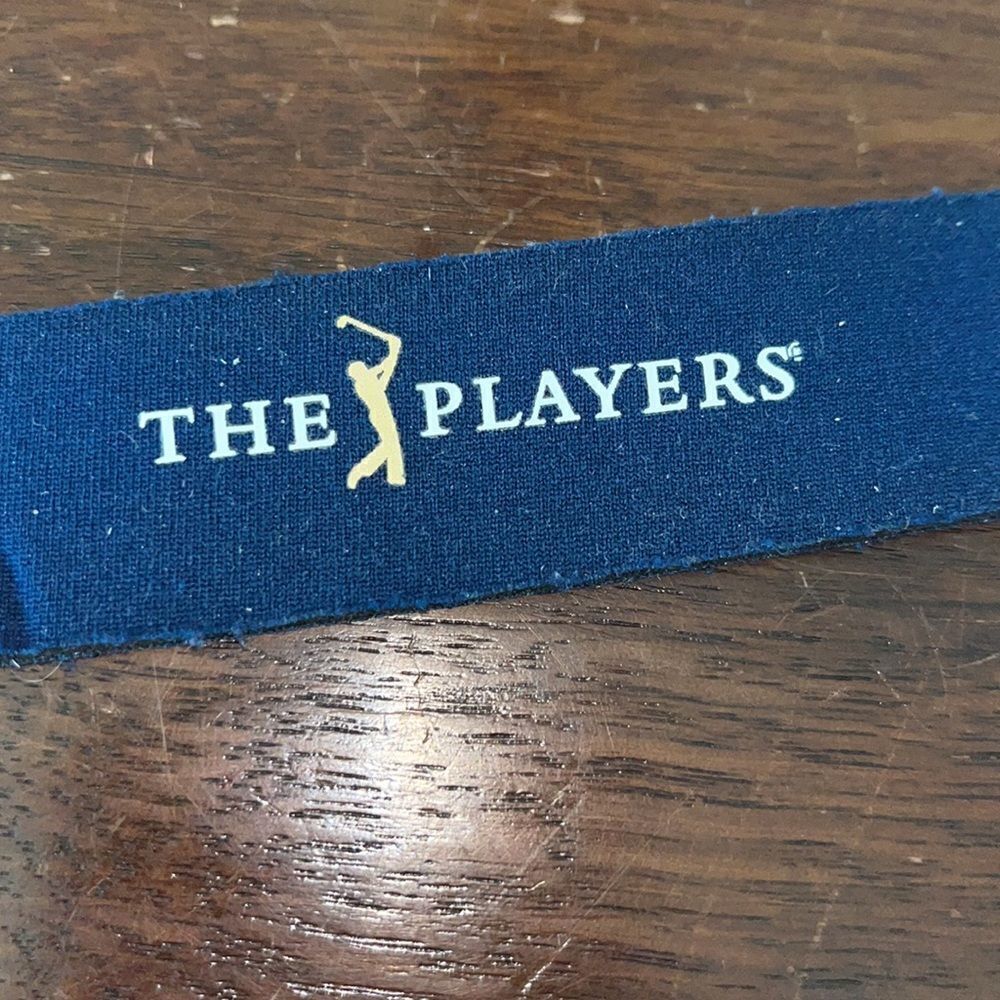 Blue The Players from TPC Sawgrass Ponte Vedra Croakies for sunglasses around